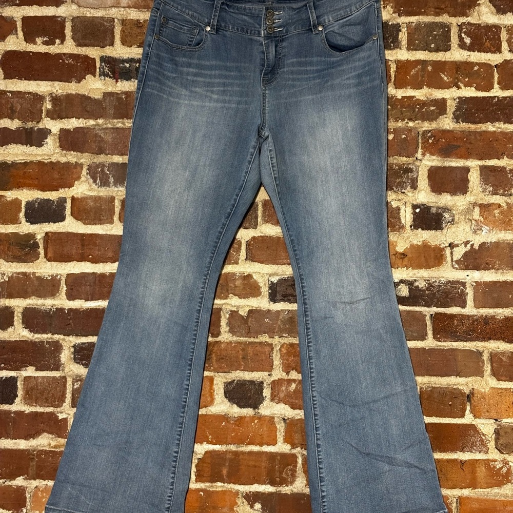 torrid Light Blue Flare Jeans